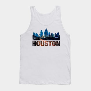 Houston Tx Skyline Tank Top